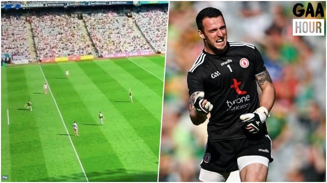 Niall Morgan’s unbelievable kick against Kerry from nearly the half-way line could be a record Niall Morgan’s unbelievable kick against Kerry from nearly the half-way line could be a record
