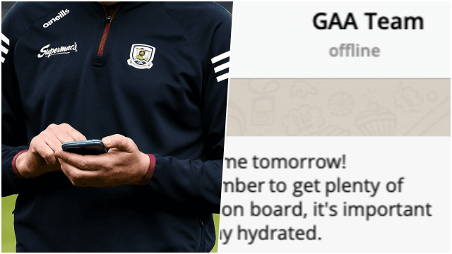All the WhatsApp messages you missed from your GAA group chat yesterday All the WhatsApp messages you missed from your GAA group chat yesterday