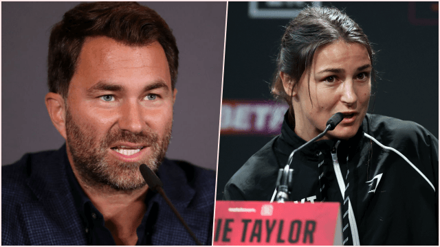 “That’s a bit worrying” – Eddie Hearn has some concerns about Katie Taylor’s upcoming fight “That’s a bit worrying” – Eddie Hearn has some concerns about Katie Taylor’s upcoming fight