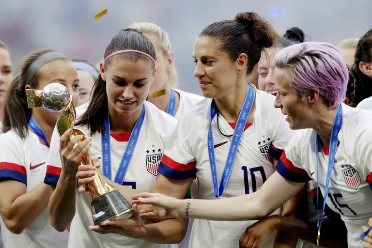 USWNT players reach $24m-equal pay settlement with US Soccer Federation USWNT players reach $24m-equal pay settlement with US Soccer Federation