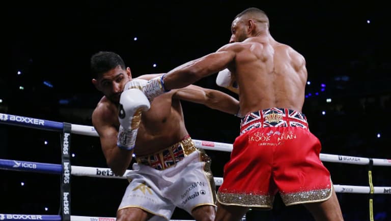 Kell Brook retires Amir Khan with 6th round stoppage Kell Brook retires Amir Khan with 6th round stoppage