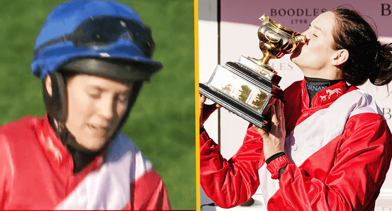 Rachael Blackmore more emotional than ever as she wins the Gold Cup Rachael Blackmore more emotional than ever as she wins the Gold Cup