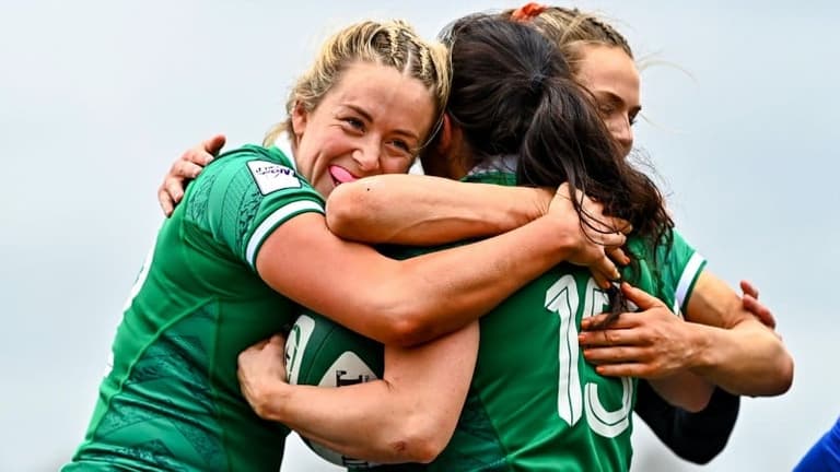 Stacey Flood and Sam Monaghan star as Ireland get first Six Nations victory Stacey Flood and Sam Monaghan star as Ireland get first Six Nations victory