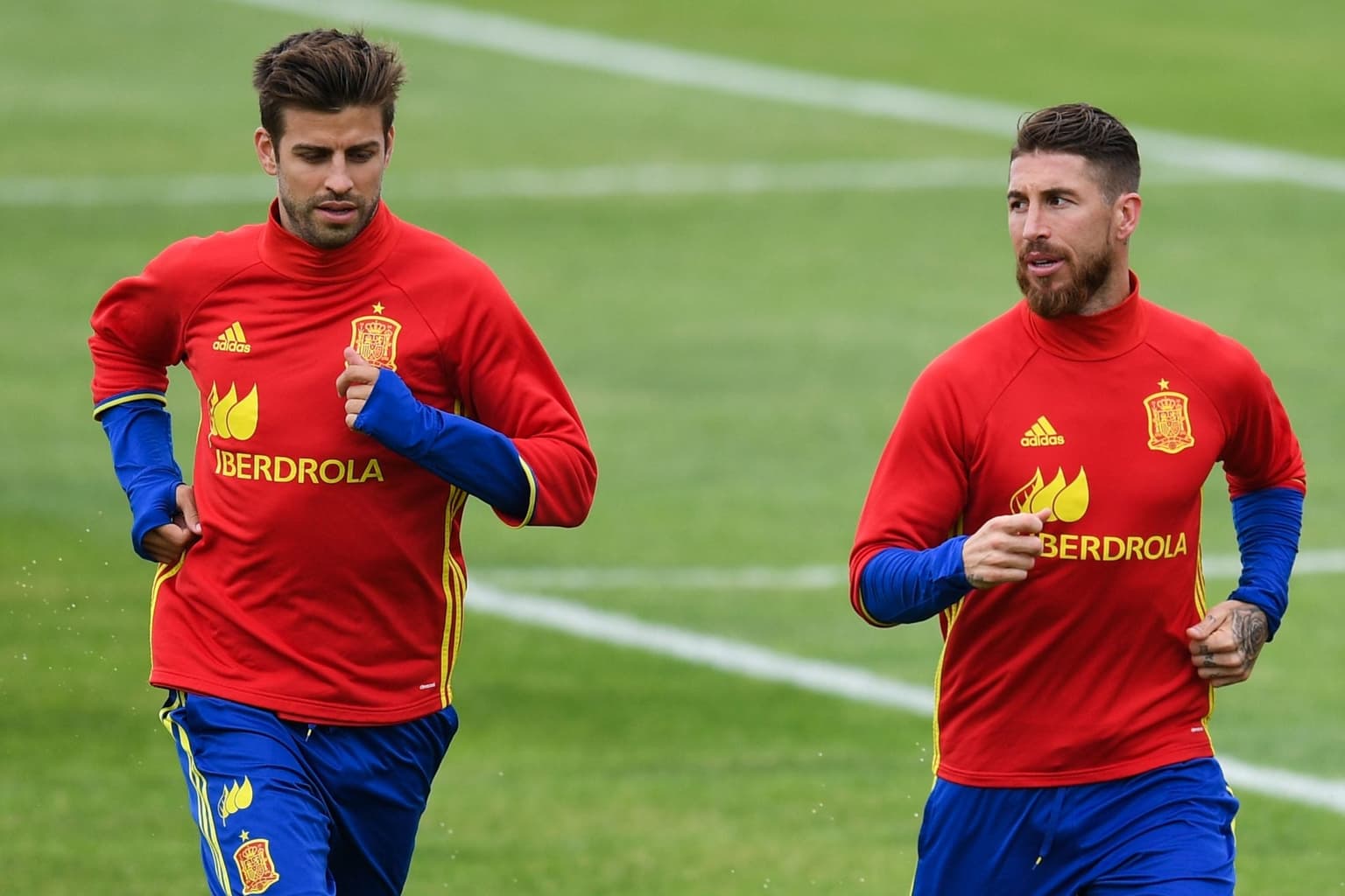 Gerard Pique secretly sent voice note from Sergio Ramos to Spanish football president