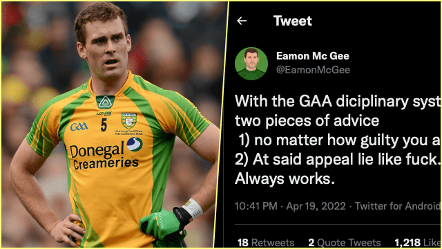 Eamon McGee sums up the GAA disciplinary system as all Armagh players cleared to play