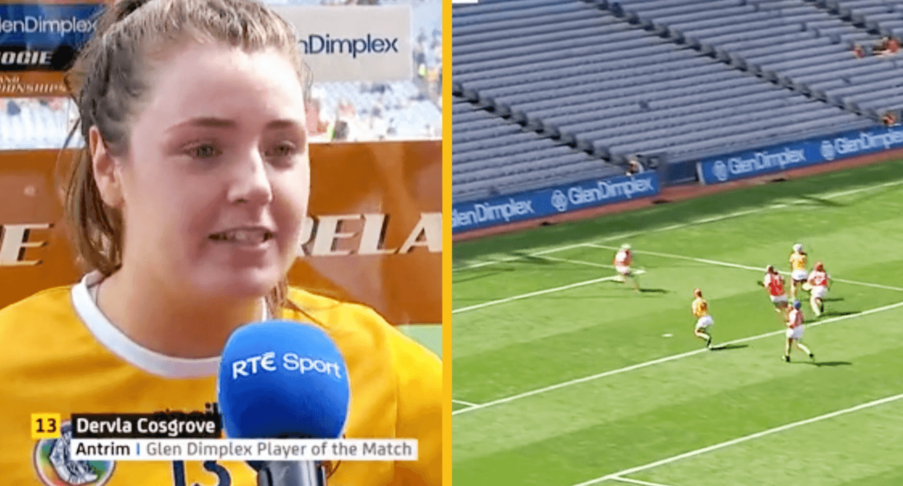 Cosgrove lights the whole thing up as Antrim reign supreme