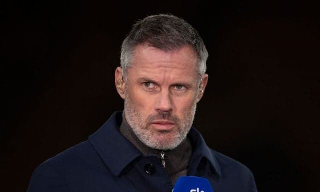Jamie Carragher couldn’t resist making another jibe at Virgil van Dijk