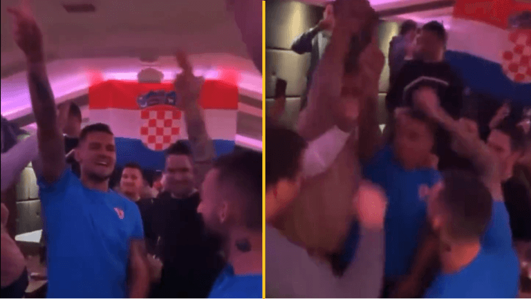 Dejan Lovren and Marcelo Brozovic filmed ‘singing fascist song’ in nightclub