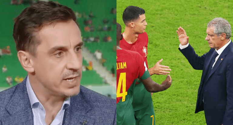 Gary Neville sticks up for Ronaldo as contextless pictures and videos taken as gospel Gary Neville sticks up for Ronaldo as contextless pictures and videos taken as gospel