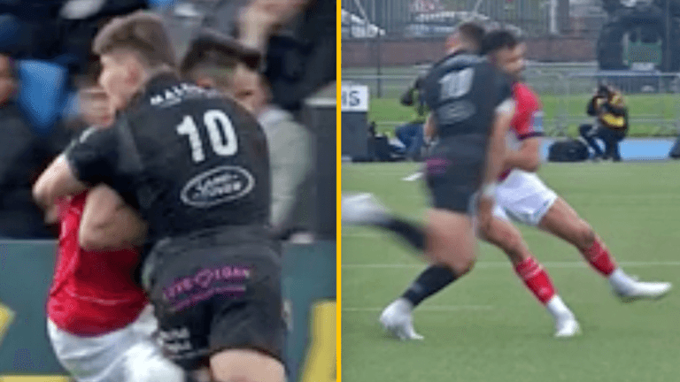 Conor Murray left reeling after sickening red card tackle Conor Murray left reeling after sickening red card tackle