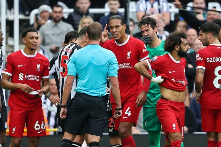 Virgil Van Dijk’s contentious red card creates uncertainty on length of ban