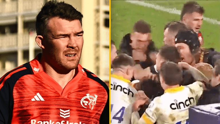 Peter O’Mahony far from impressed with Northampton celebrations after big try Peter O’Mahony far from impressed with Northampton celebrations after big try