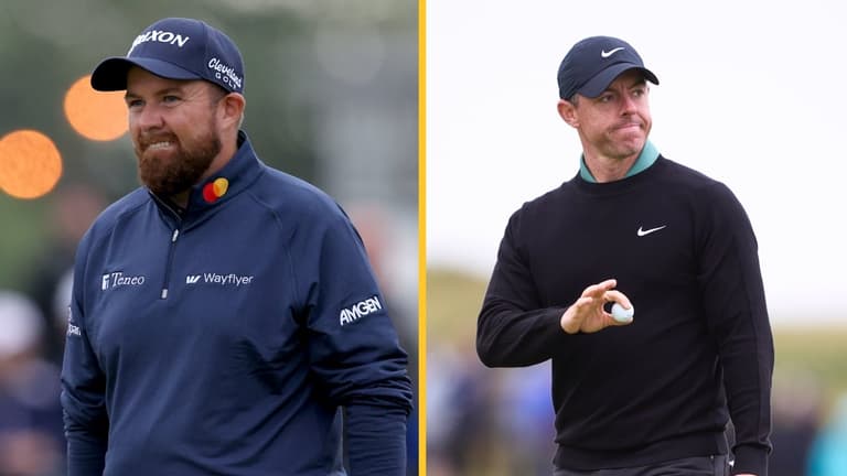 Shane Lowry shines as Rory McIlroy struggles on day one of The Open Championship Shane Lowry shines as Rory McIlroy struggles on day one of The Open Championship