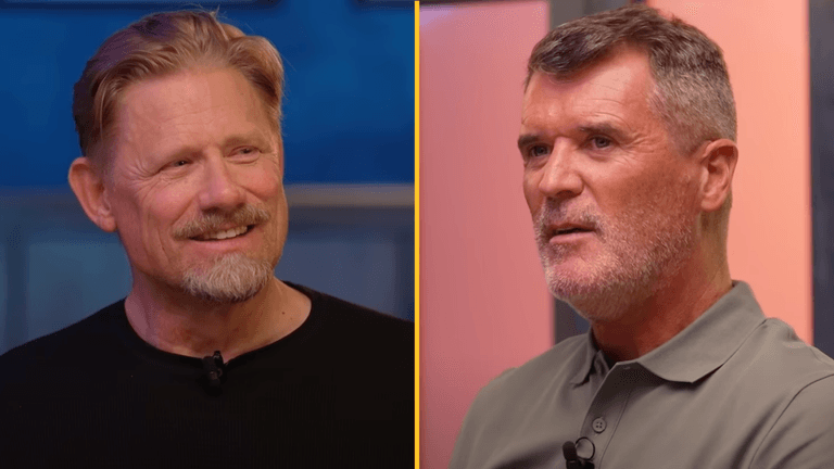 Keane and Schmeichel speak about their press conference after infamous hotel scrap Keane and Schmeichel speak about their press conference after infamous hotel scrap