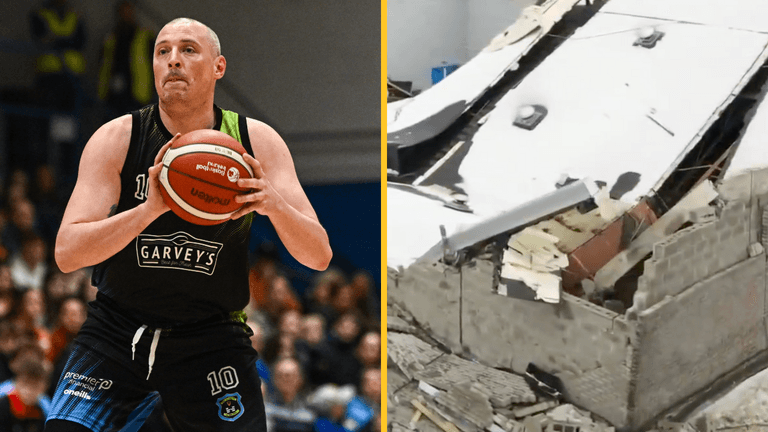 Home of one of the country’s top basketball sides destroyed by heavy snow fall Home of one of the country’s top basketball sides destroyed by heavy snow fall