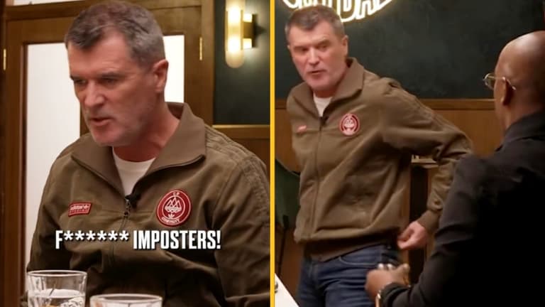 Roy Keane loses it with Ian Wright during epic Man United rant Roy Keane loses it with Ian Wright during epic Man United rant