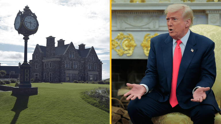 Gardaí launch investigation as Trump’s Doonbeg golf course vandalised Gardaí launch investigation as Trump’s Doonbeg golf course vandalised