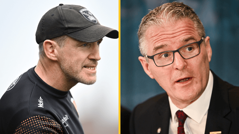 Kieran McGeeney had words with GAA president over big rule change Kieran McGeeney had words with GAA president over big rule change