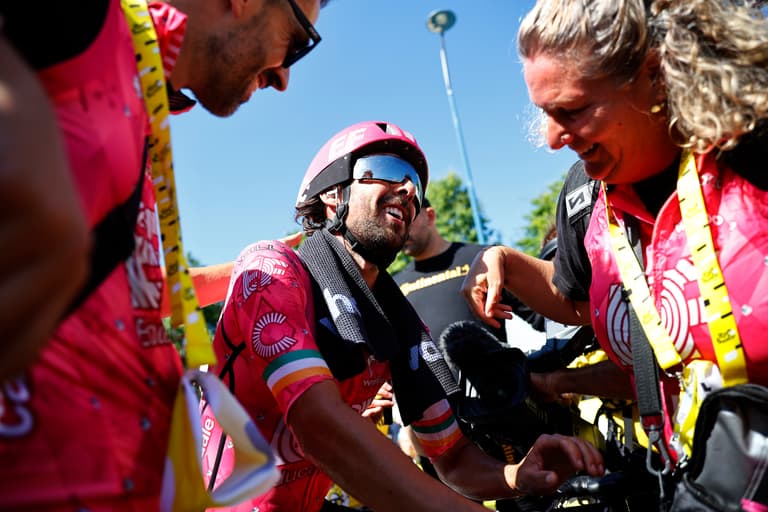 Irishman Ben Healy drops hilarious F-bomb after historic Tour de France stage win Irishman Ben Healy drops hilarious F-bomb after historic Tour de France stage win