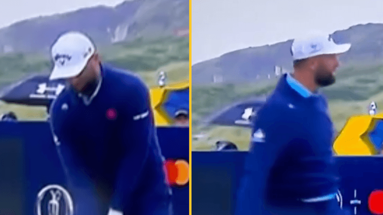 Jon Rahm furious at Portrush fan after incident that led to Spaniard bogeying hole