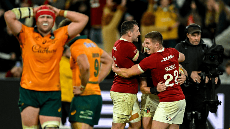 Aussie commentators left stunned after late Lions win Aussie commentators left stunned after late Lions win