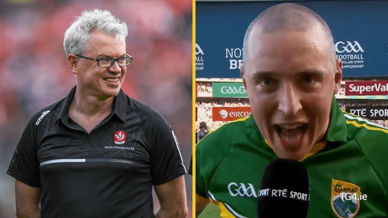 Kieran Donaghy reveals cheeky WhatsApp message sent to Joe Brolly