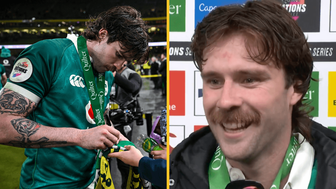 Mack Hansen says Ireland “feels like home” after stunning hat-trick