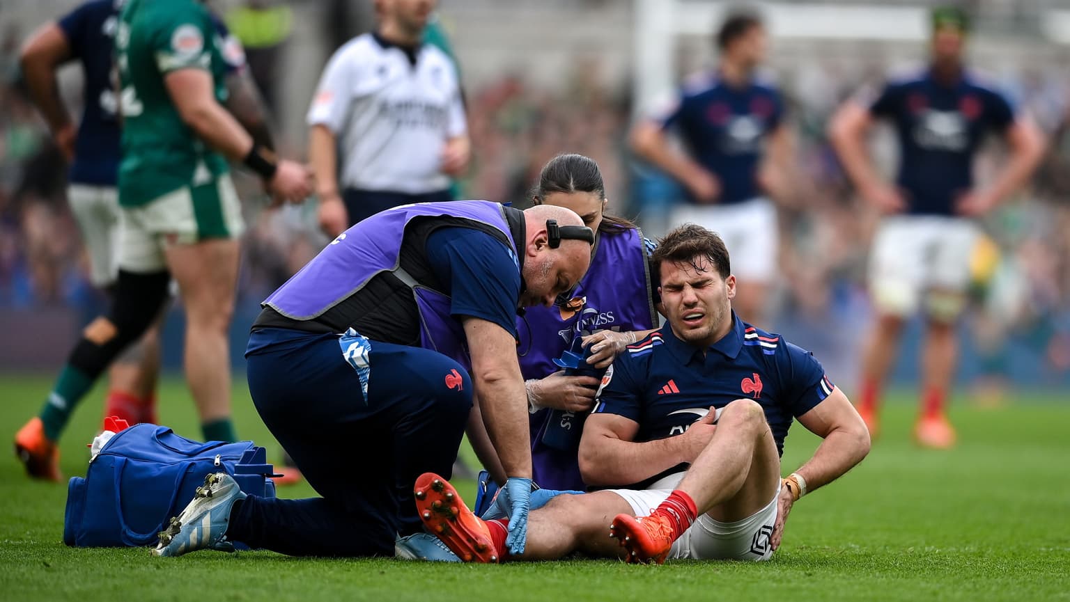 Antoine Dupont speaks out on Beirne and Porter’s role in knee injury for first time