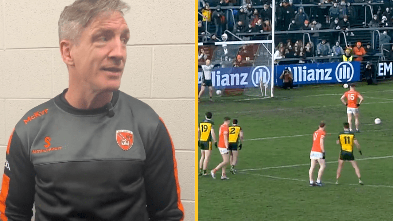 McGeeney hilariously slags off star man after huge penalty miss