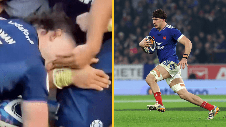 French star has lucky red card escape after eye contact on Scottish player