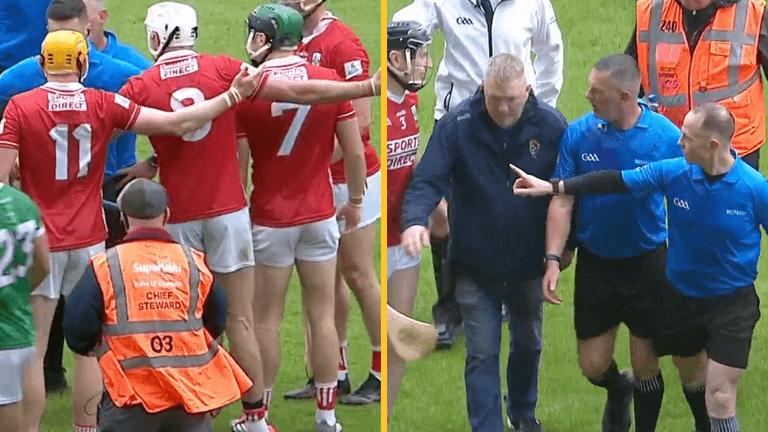Cork players furious with ref over full-time clock decision in Munster final loss