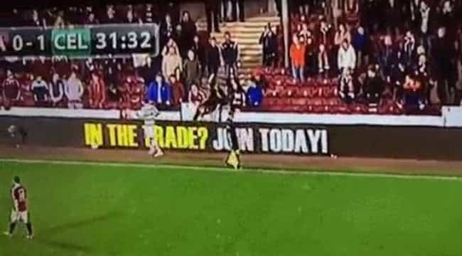 Video: Fan has hilarious fall at Celtic match and nobody notices Video: Fan has hilarious fall at Celtic match and nobody notices