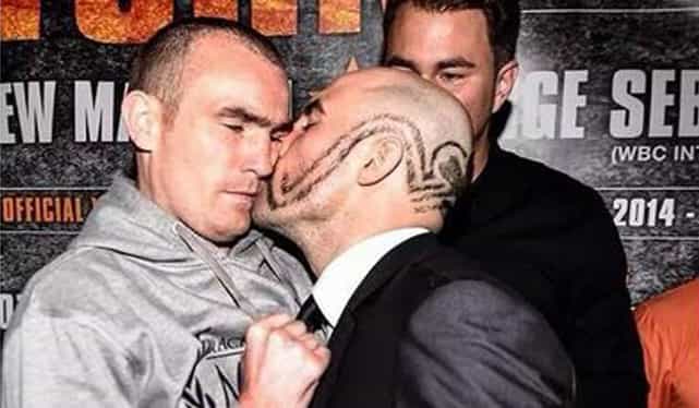 Video: Irish boxer Gary Spike O’Sullivan gives perfect response to staredown shove Video: Irish boxer Gary Spike O’Sullivan gives perfect response to staredown shove