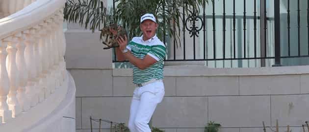 Irish challenge falters as Jamie Donaldson saves cat at Bond villain clubhouse Irish challenge falters as Jamie Donaldson saves cat at Bond villain clubhouse