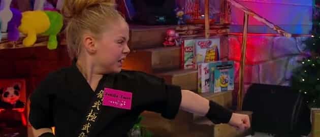 Karate Kid scares the bejaysus out of Ryan Tubridy on Late Late Toy Show Karate Kid scares the bejaysus out of Ryan Tubridy on Late Late Toy Show