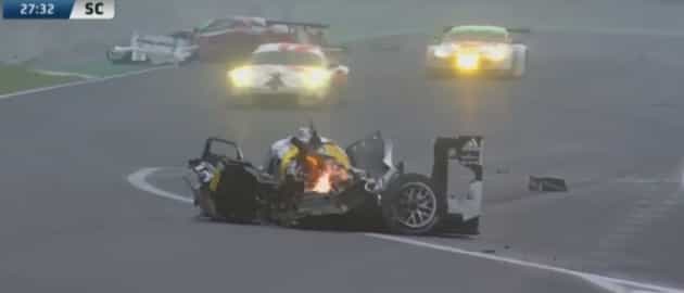 Mark Webber rushed for medical checks after 300kph crash Mark Webber rushed for medical checks after 300kph crash