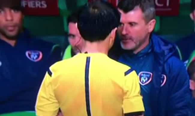 Vine: Easily the highlight of the night was Roy Keane’s terrifying staredown Vine: Easily the highlight of the night was Roy Keane’s terrifying staredown