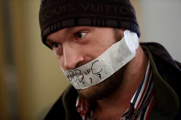 Tyson Fury is, well, being Tyson Fury again Tyson Fury is, well, being Tyson Fury again