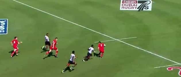 Video: Fijian flyer twists poor Welshmen inside out at Dubai Sevens Video: Fijian flyer twists poor Welshmen inside out at Dubai Sevens