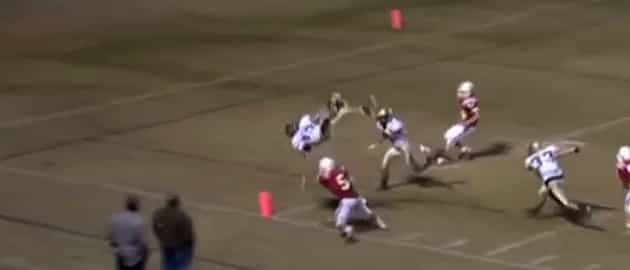 VIDEO: Garryn Chowns’ front-flip into the end zone is almost too much for us VIDEO: Garryn Chowns’ front-flip into the end zone is almost too much for us