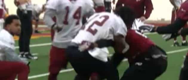VINE: Fists went flying at today’s Washington Redskins training session VINE: Fists went flying at today’s Washington Redskins training session
