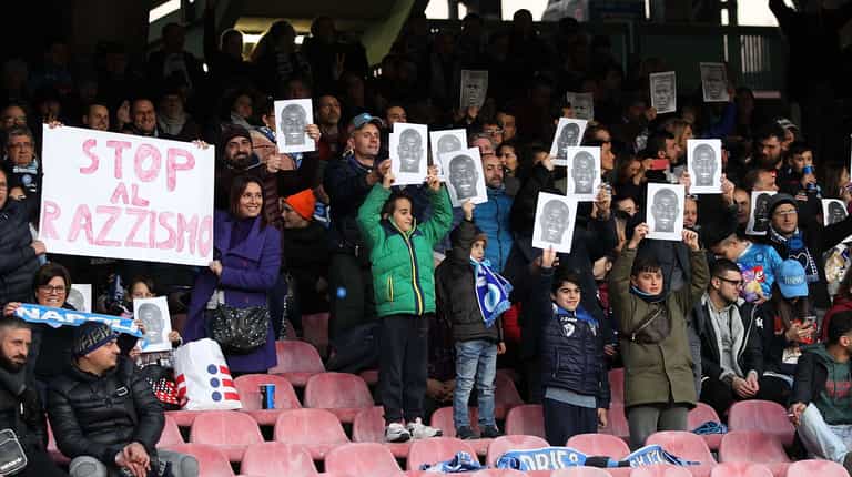 Napoli pledge to walk off field in instances of racial abuse Napoli pledge to walk off field in instances of racial abuse