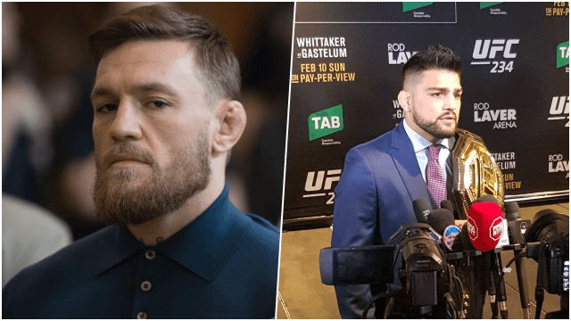 Conor McGregor wants belt sterilised after Kelvin Gastelum showed up holding it Conor McGregor wants belt sterilised after Kelvin Gastelum showed up holding it