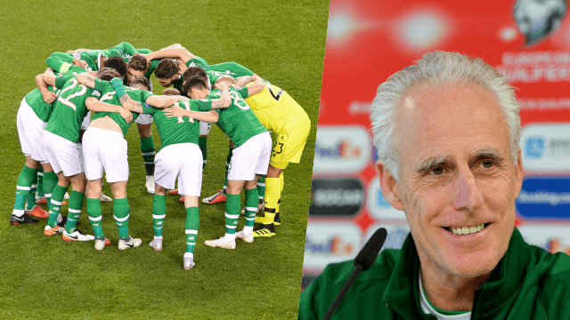 Mick McCarthy has named his Republic of Ireland starting XI for the game against Gibraltar Mick McCarthy has named his Republic of Ireland starting XI for the game against Gibraltar