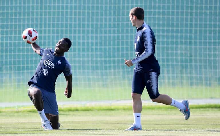 Paul Pogba and Antoine Griezmann combine for goal straight out of FIFA Paul Pogba and Antoine Griezmann combine for goal straight out of FIFA
