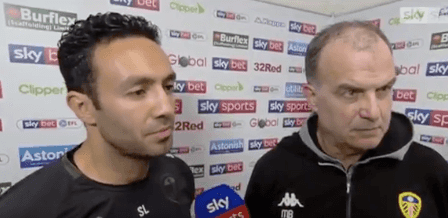 It got painfully awkward between Bielsa, his translator and the Sky Sports interviewer It got painfully awkward between Bielsa, his translator and the Sky Sports interviewer