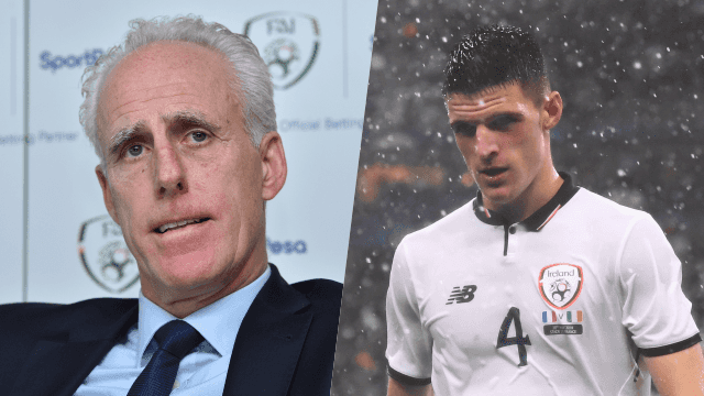 Mick McCarthy is adamant that Declan Rice should not have been given the FAI young player of the year award Mick McCarthy is adamant that Declan Rice should not have been given the FAI young player of the year award