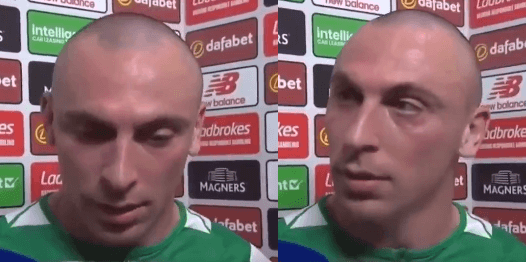Celtic fans left in hysterics at Scott Brown’s post-Old Firm interview Celtic fans left in hysterics at Scott Brown’s post-Old Firm interview