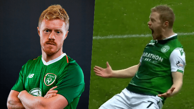 Daryl Horgan scores twice to win the Edinburgh derby for Hibernian Daryl Horgan scores twice to win the Edinburgh derby for Hibernian
