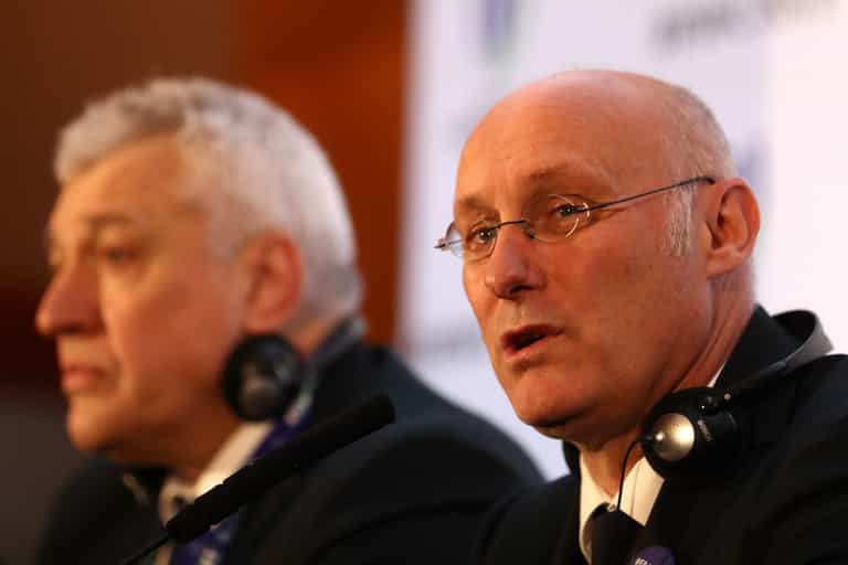 FFR President Bernard Laporte made Joe Schmidt his number one choice to coach France FFR President Bernard Laporte made Joe Schmidt his number one choice to coach France